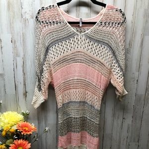 Vanity Long Peachy Pink Sweater